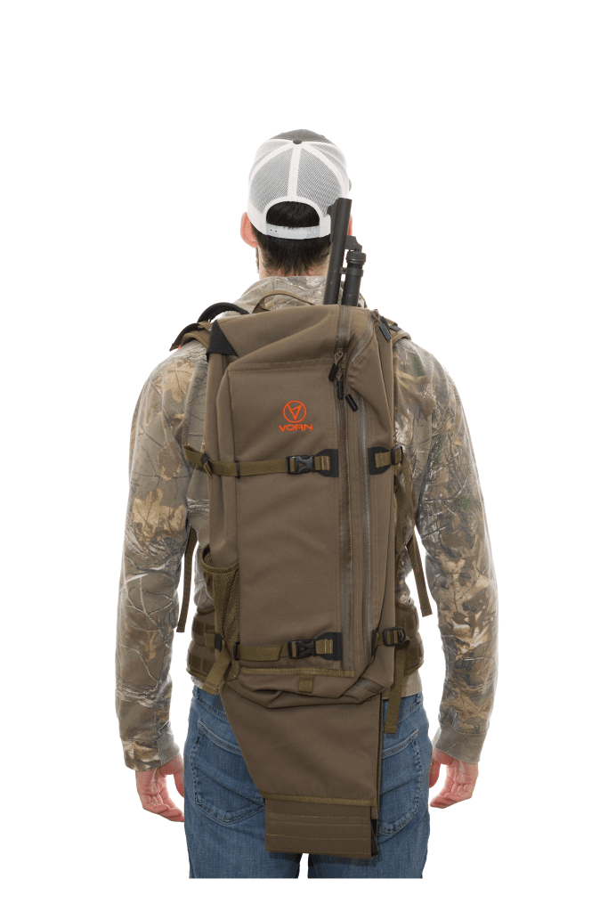 Vorn Equipment QRR EV30 Hunting Pack with shotgun.